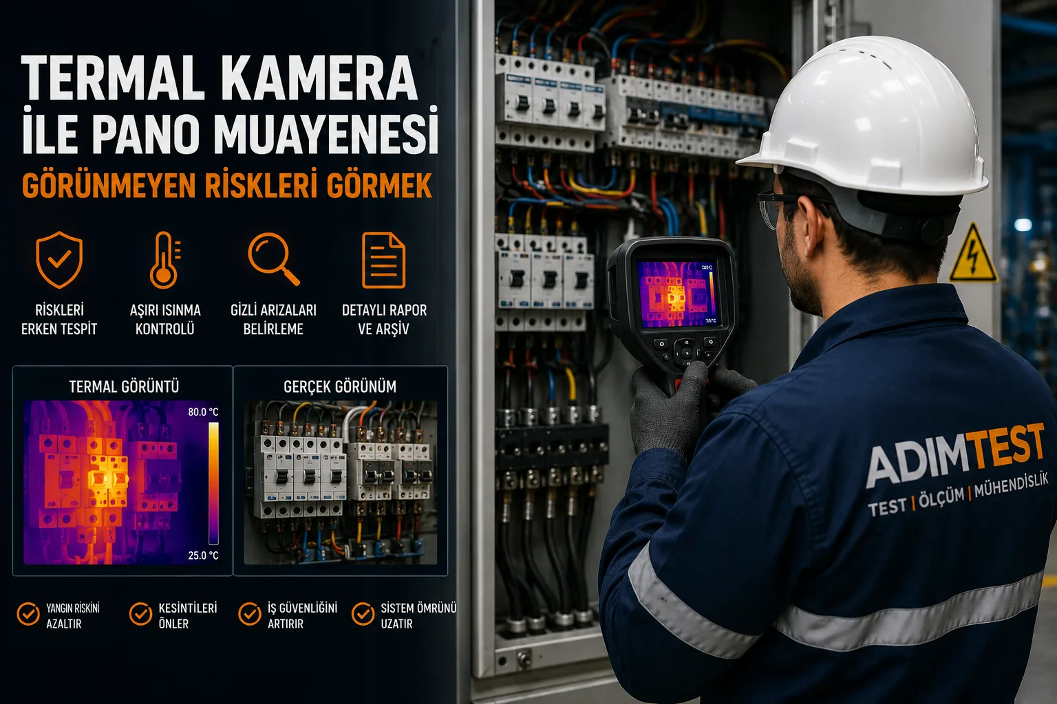 Termal Kamera ile Pano Muayenesi: Görünmeyen Riskleri Görmek