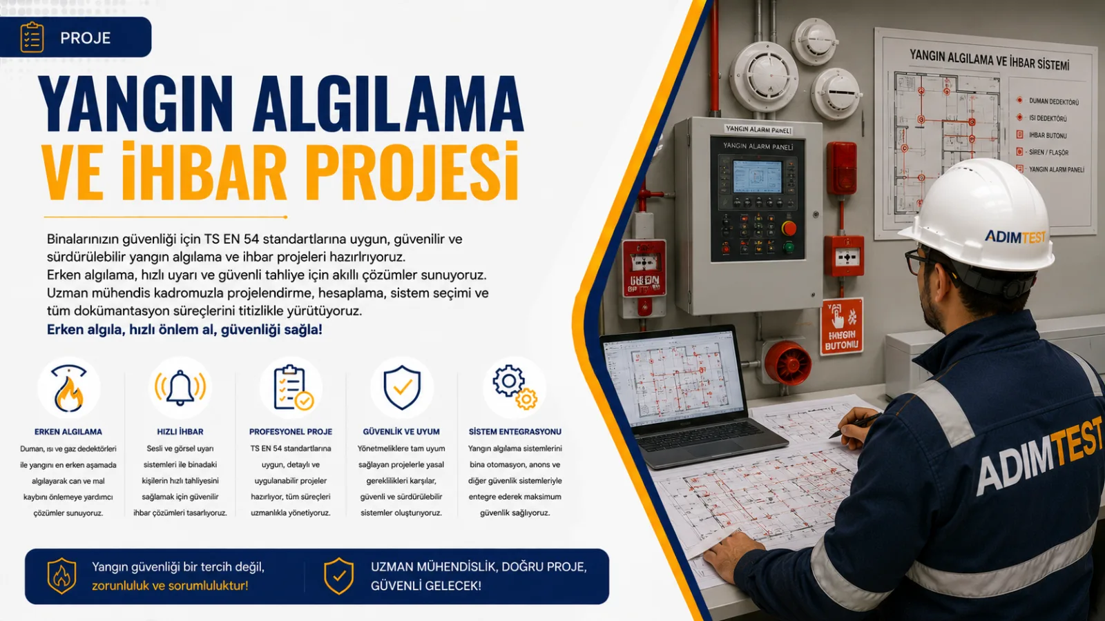 Yangın Algılama ve İhbar Projesi